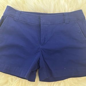 NWOT royal Blue sz 0 NEW YORK & COMPANY  flat front SHORTS